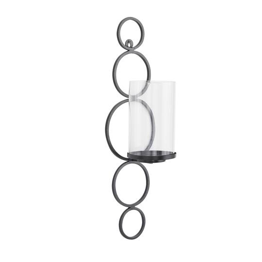 25" Black Modern Wall Sconce